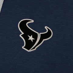 Houston Texans Antigua Brushed Carbon Victory Pullover Hoodie - Navy - NFL