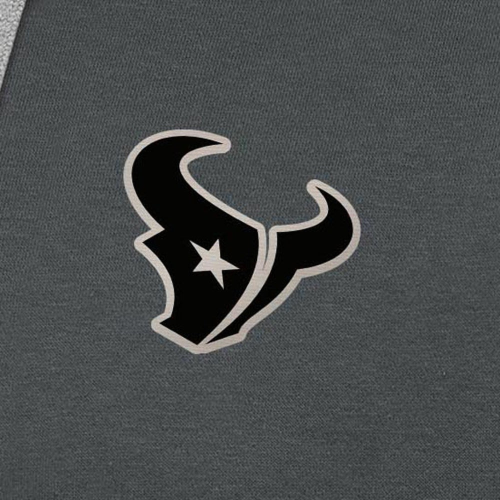 Houston Texans Antigua Brushed Carbon Victory Pullover Hoodie - Charcoal - NFL