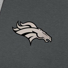 Denver Broncos Antigua Brushed Carbon Victory Pullover Hoodie - Charcoal - NFL