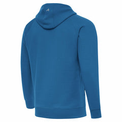 Detroit Lions Antigua Brushed Carbon Victory Pullover Hoodie - Blue - NFL