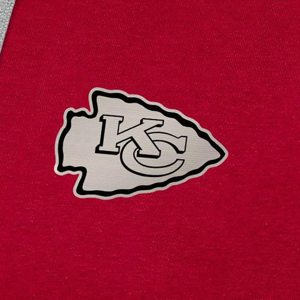 Kansas City Chiefs Antigua Brushed Carbon Victory Pullover Hoodie - Red - NFL