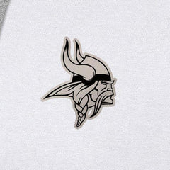 Minnesota Vikings Antigua Brushed Carbon Victory Pullover Hoodie - White - NFL