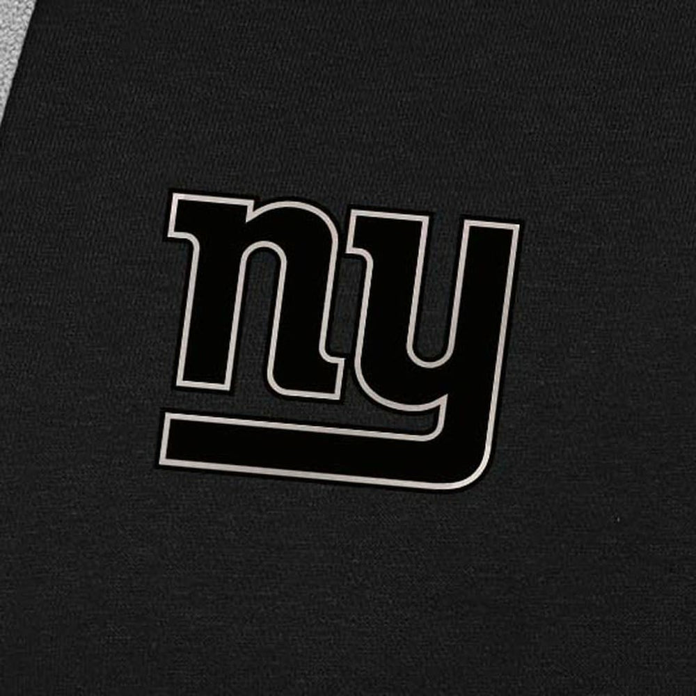 New York Giants Antigua Brushed Carbon Victory Pullover Hoodie - Black - NFL