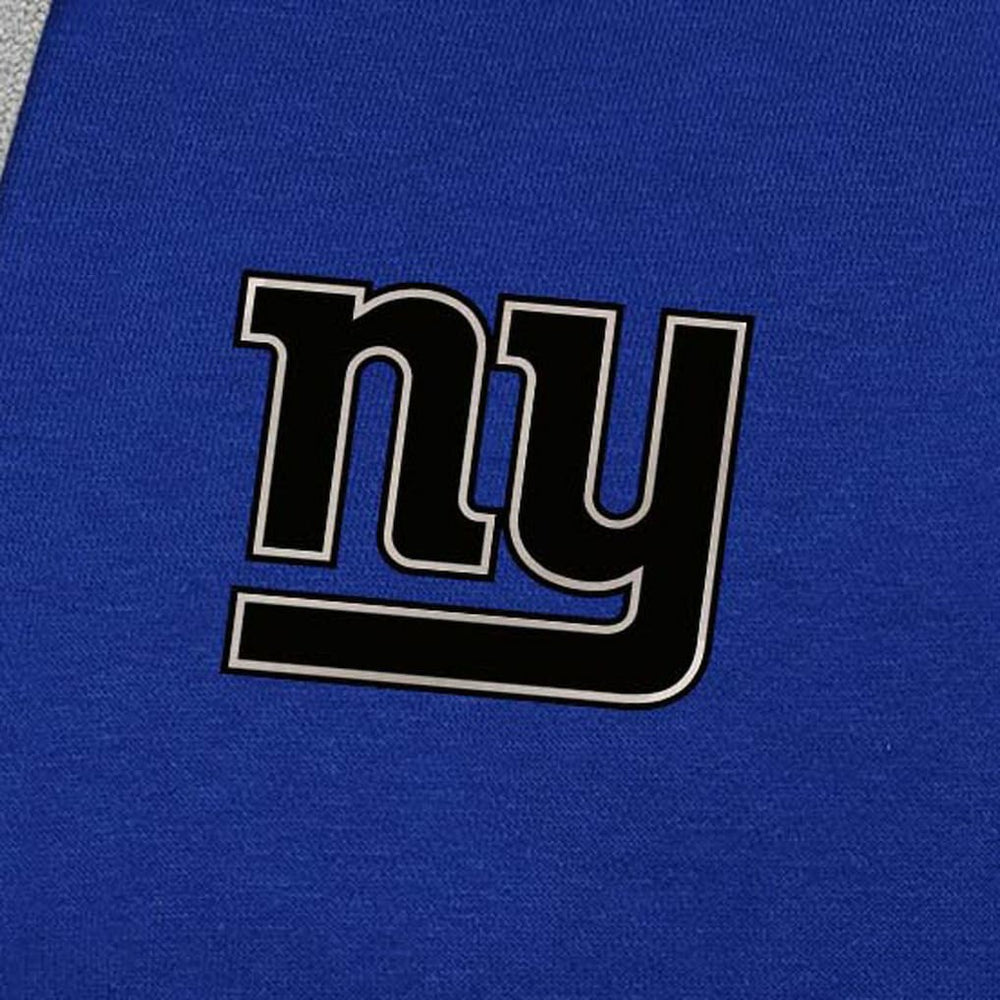 New York Giants Antigua Brushed Carbon Victory Pullover Hoodie - Royal - NFL