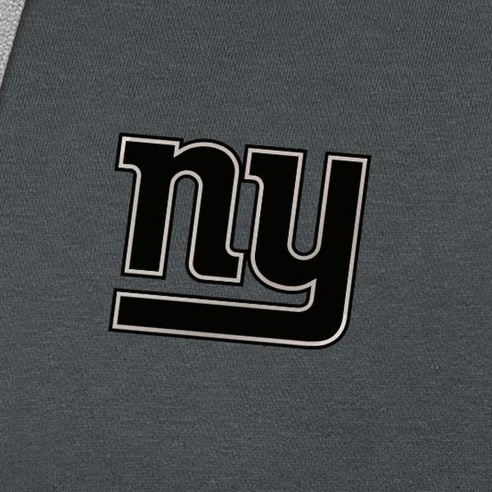 New York Giants Antigua Brushed Carbon Victory Pullover Hoodie - Charcoal - NFL