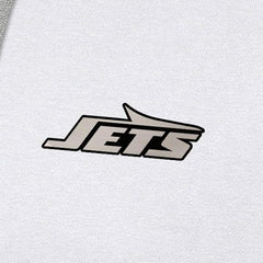 New York Jets Antigua Brushed Carbon Victory Pullover Hoodie - White - NFL