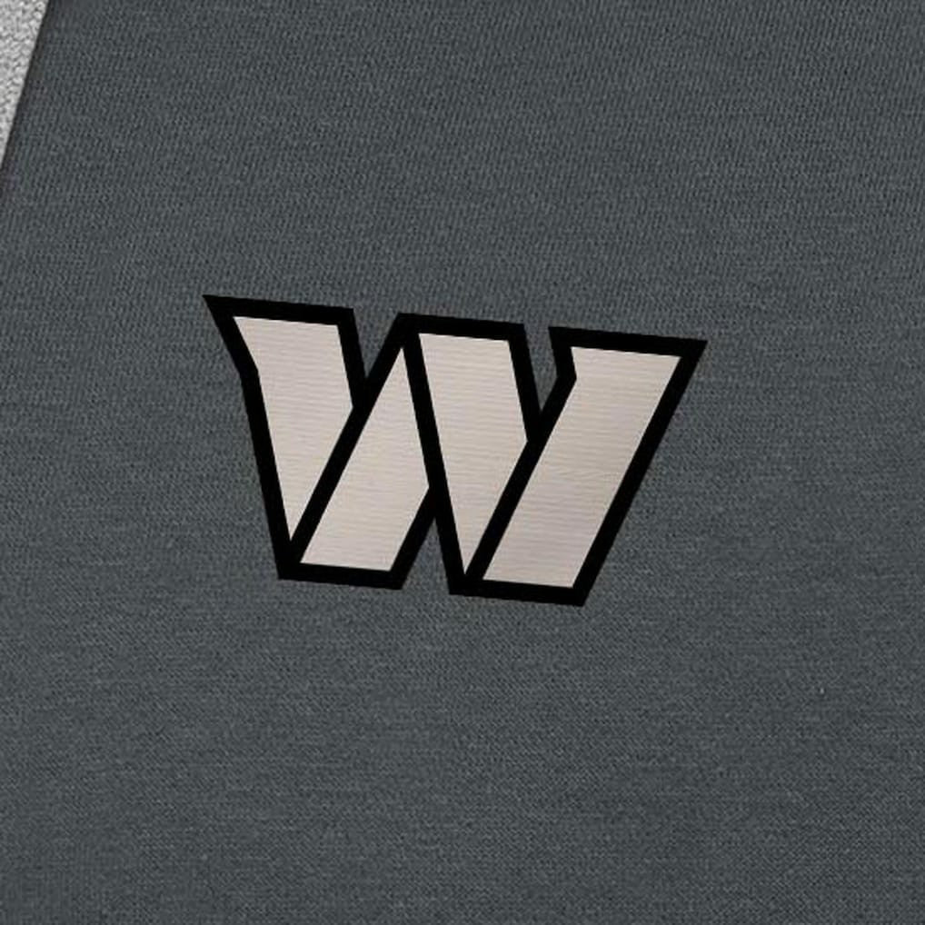 Washington Commanders Antigua Brushed Carbon Victory Pullover Hoodie - Charcoal - NFL