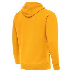 Pittsburgh Steelers Antigua Brushed Carbon Victory Pullover Hoodie - Gold - NFL