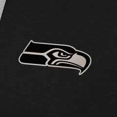 Seattle Seahawks Antigua Brushed Carbon Victory Pullover Hoodie - Black - NFL
