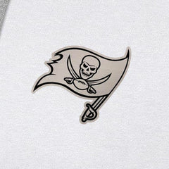 Tampa Bay Buccaneers Antigua Brushed Carbon Victory Pullover Hoodie - White - NFL