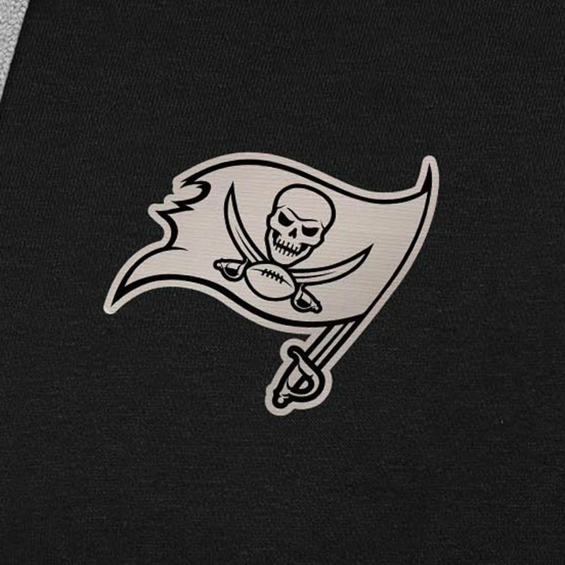 Tampa Bay Buccaneers Antigua Brushed Carbon Victory Pullover Hoodie - Black - NFL