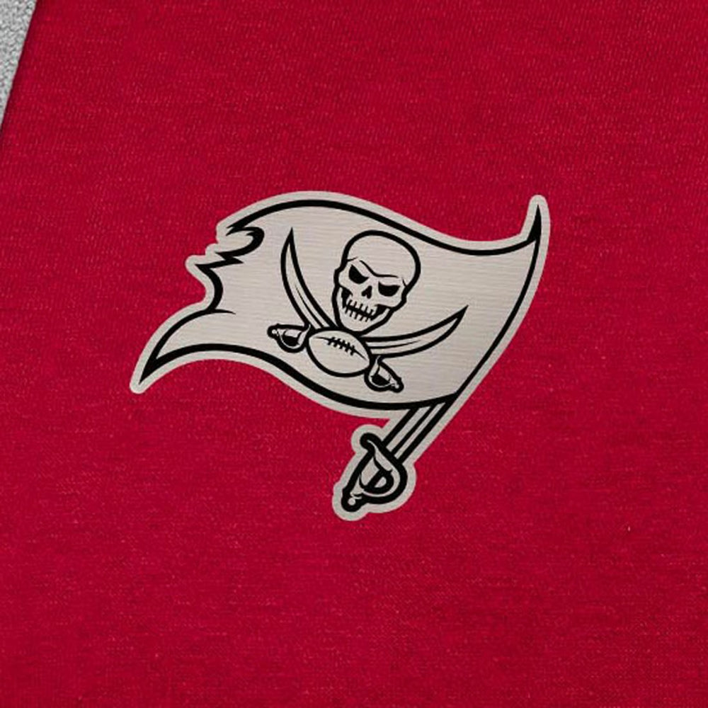 Tampa Bay Buccaneers Antigua Brushed Carbon Victory Pullover Hoodie - Red - NFL