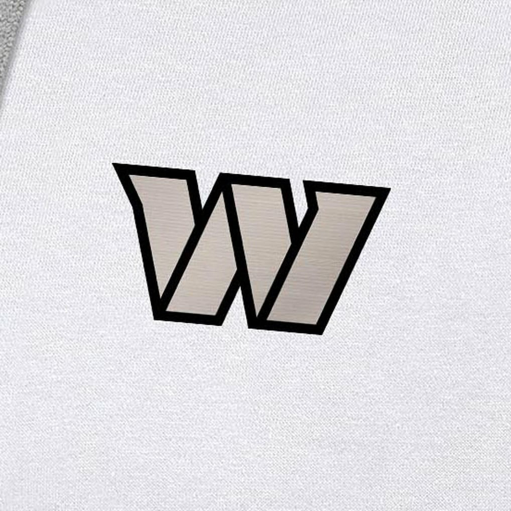 Washington Commanders Antigua Brushed Carbon Victory Pullover Hoodie - White - NFL