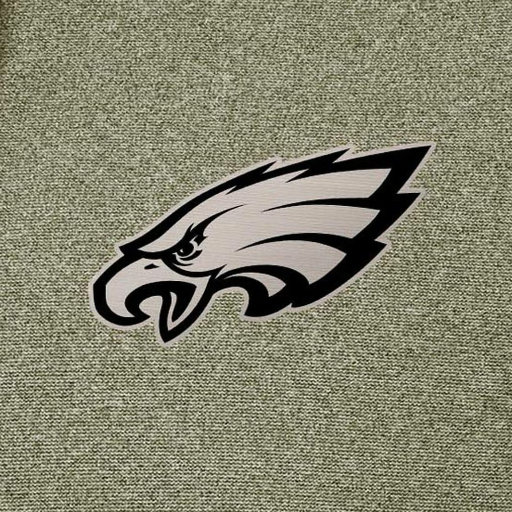Philadelphia Eagles Antigua Effortless Full-Zip Hoodie Jacket - Olive - NFL