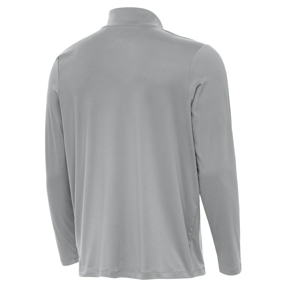 Philadelphia Eagles Antigua Reprocess Quarter-Zip Top - Gray - NFL