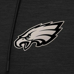 Philadelphia Eagles Antigua Spikes Quarter-Zip Hoodie - Heather Black - NFL