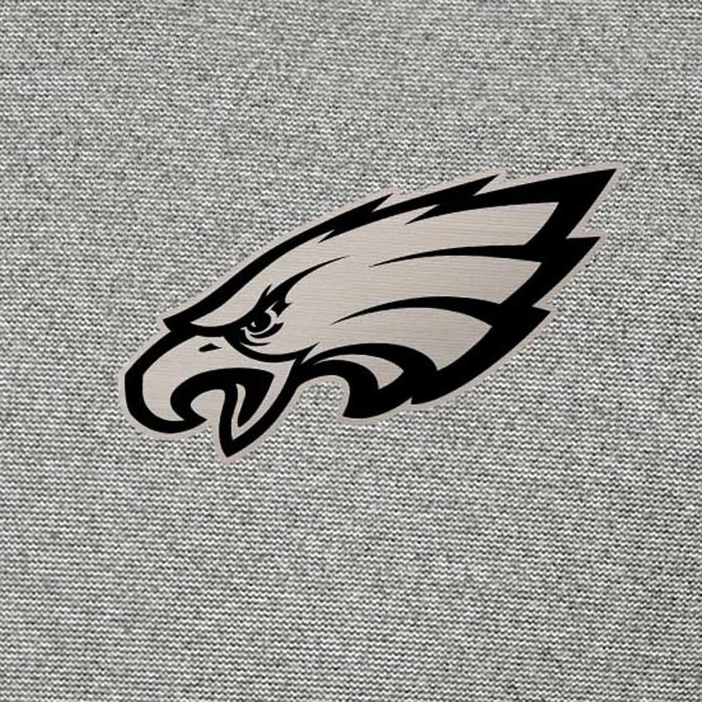 Philadelphia Eagles Antigua Subtle Quarter-Zip Sweatshirt - Heather Gray - NFL