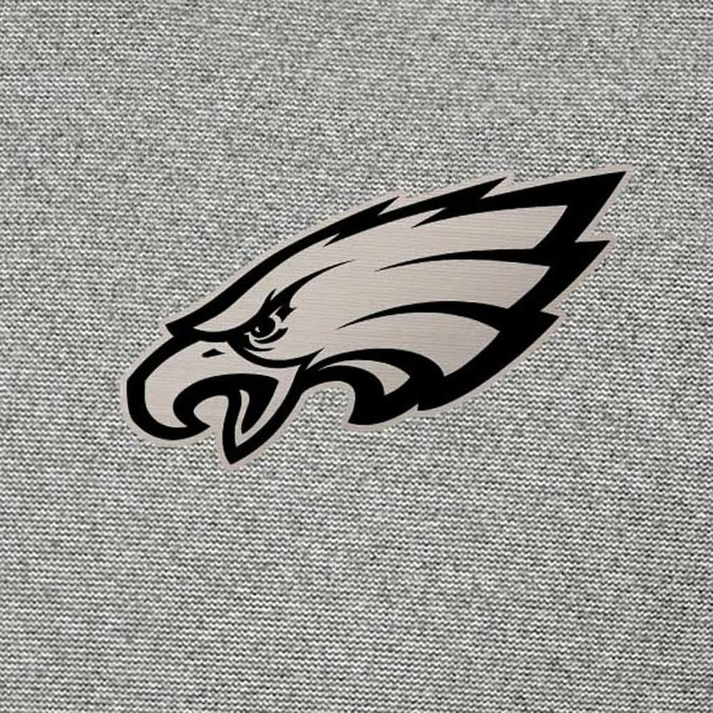 Philadelphia Eagles Antigua Subtle Quarter-Zip Sweatshirt - Heather Gray - NFL