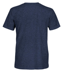 Tottenham Hotspur 1863FC Retro Monochrome Badge Vintage Tri-Blend T-Shirt Navy
