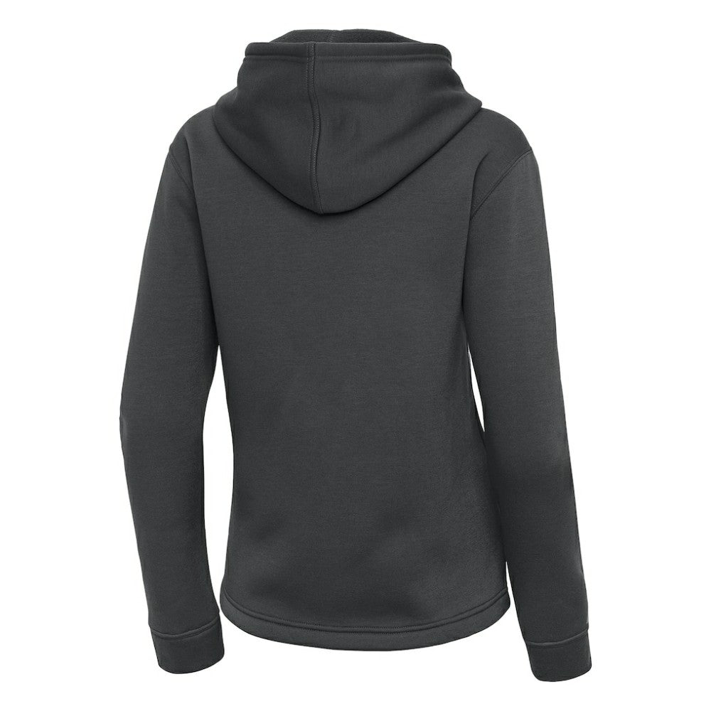 Pittsburgh Penguins Antigua Women's Contemporary Quarter-Zip Hoodie - Pewter | NHL Clearance