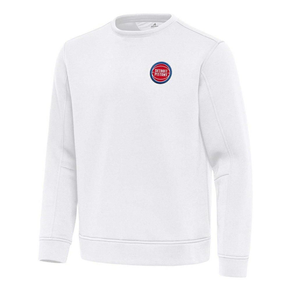Detroit Pistons Antigua Relevant Pullover Sweatshirt White