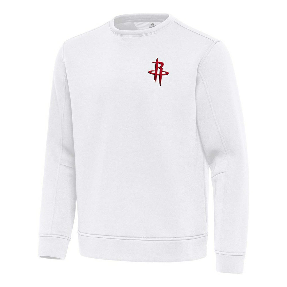 Houston Rockets Antigua Relevant Pullover Sweatshirt White
