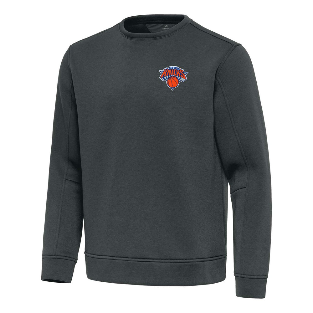 New York Knicks Antigua Relevant Pullover Sweatshirt Pewter