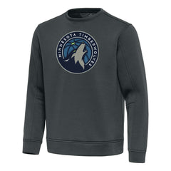Minnesota Timberwolves Antigua Relevant Pullover Sweatshirt Pewter