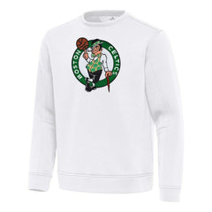 Boston Celtics Antigua Relevant Pullover Sweatshirt White