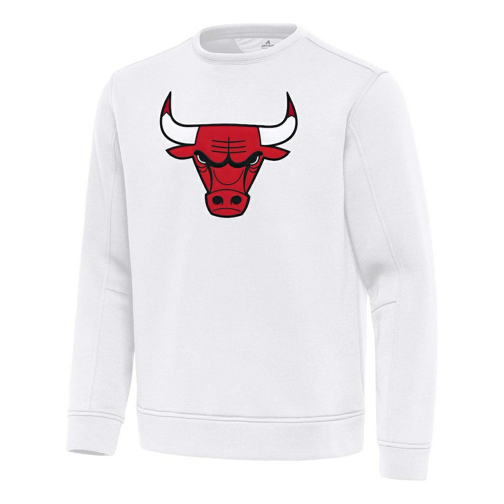 Chicago Bulls Antigua Relevant Pullover Sweatshirt White