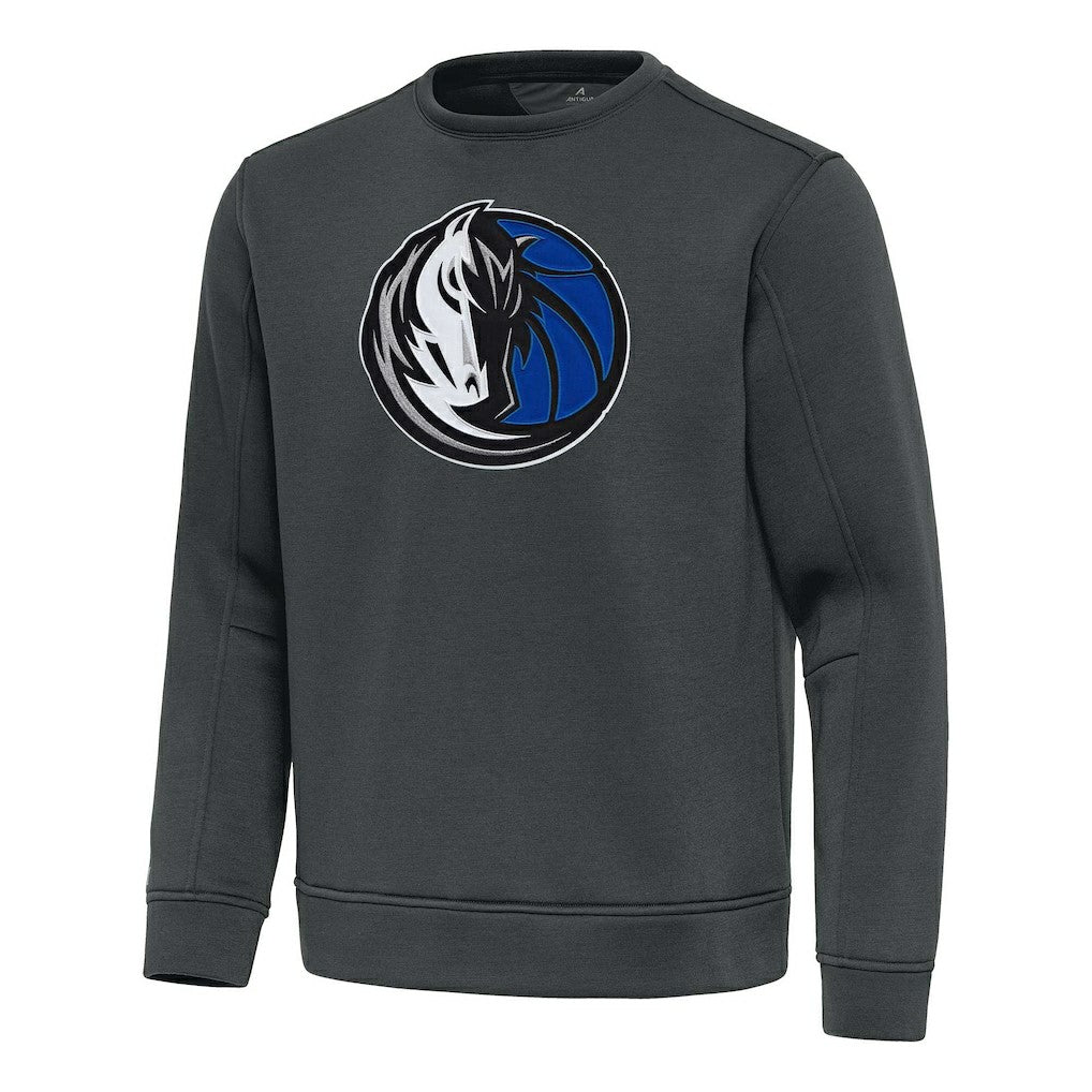 Dallas Mavericks Antigua Relevant Pullover Sweatshirt Pewter