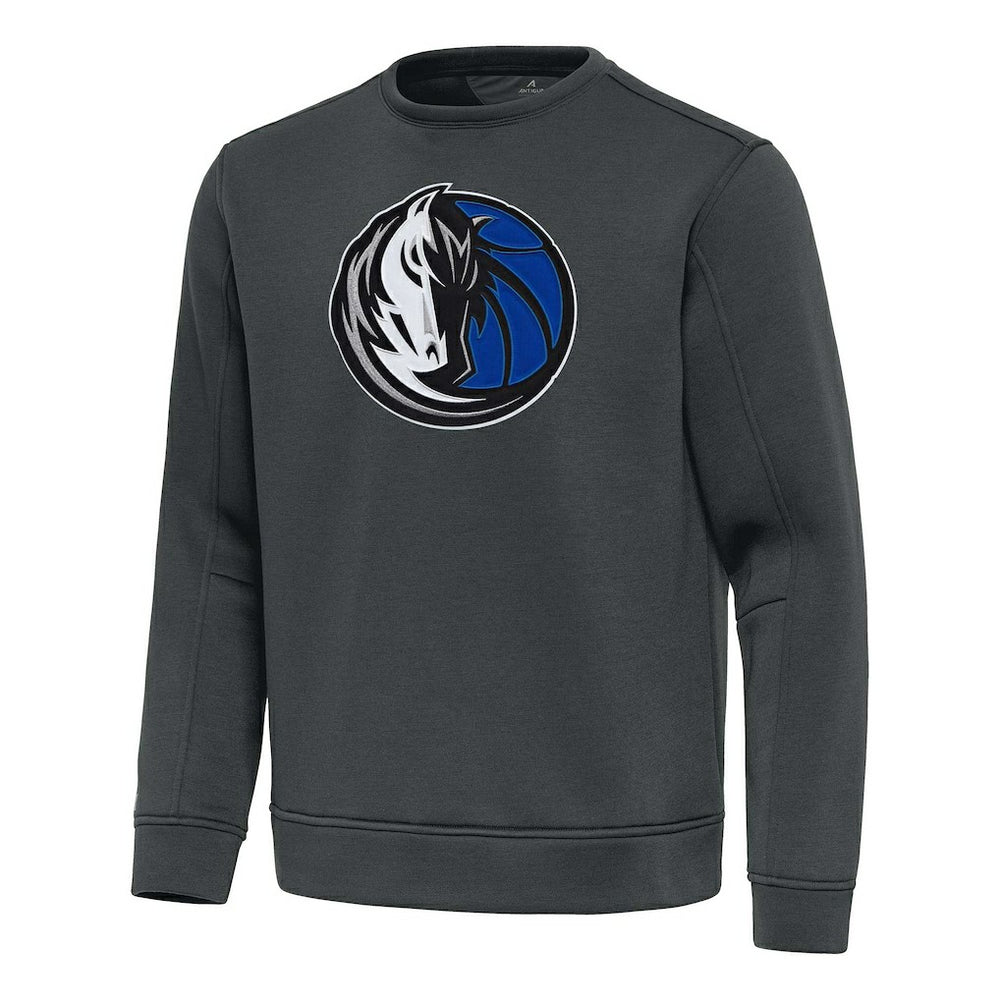 Dallas Mavericks Antigua Relevant Pullover Sweatshirt Pewter