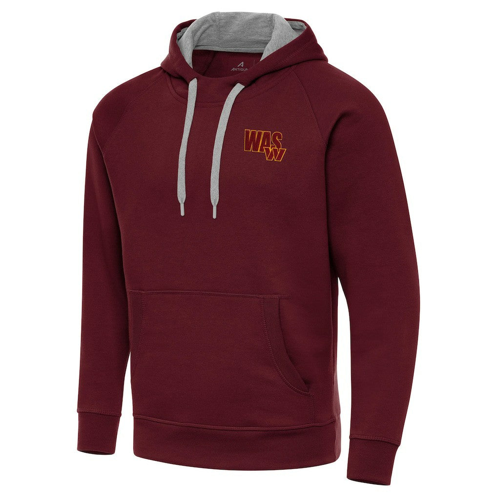 Men's Washington Commanders Antigua Victory Pullover Hoodie - Burgundy - NFL