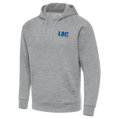 Men's Los Angeles Chargers Antigua Victory Pullover Hoodie - Heather Gray - NFL