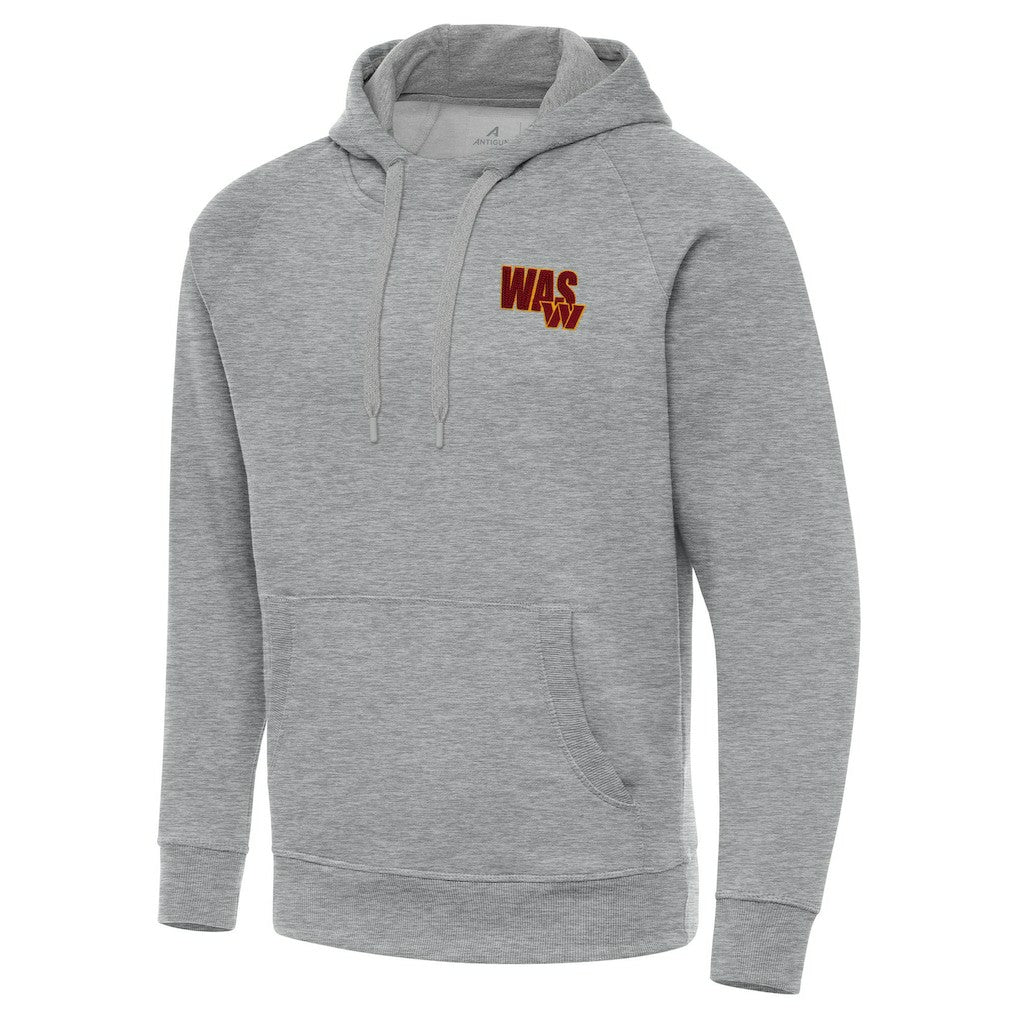 Men's Washington Commanders Antigua Victory Pullover Hoodie - Heather Gray - NFL