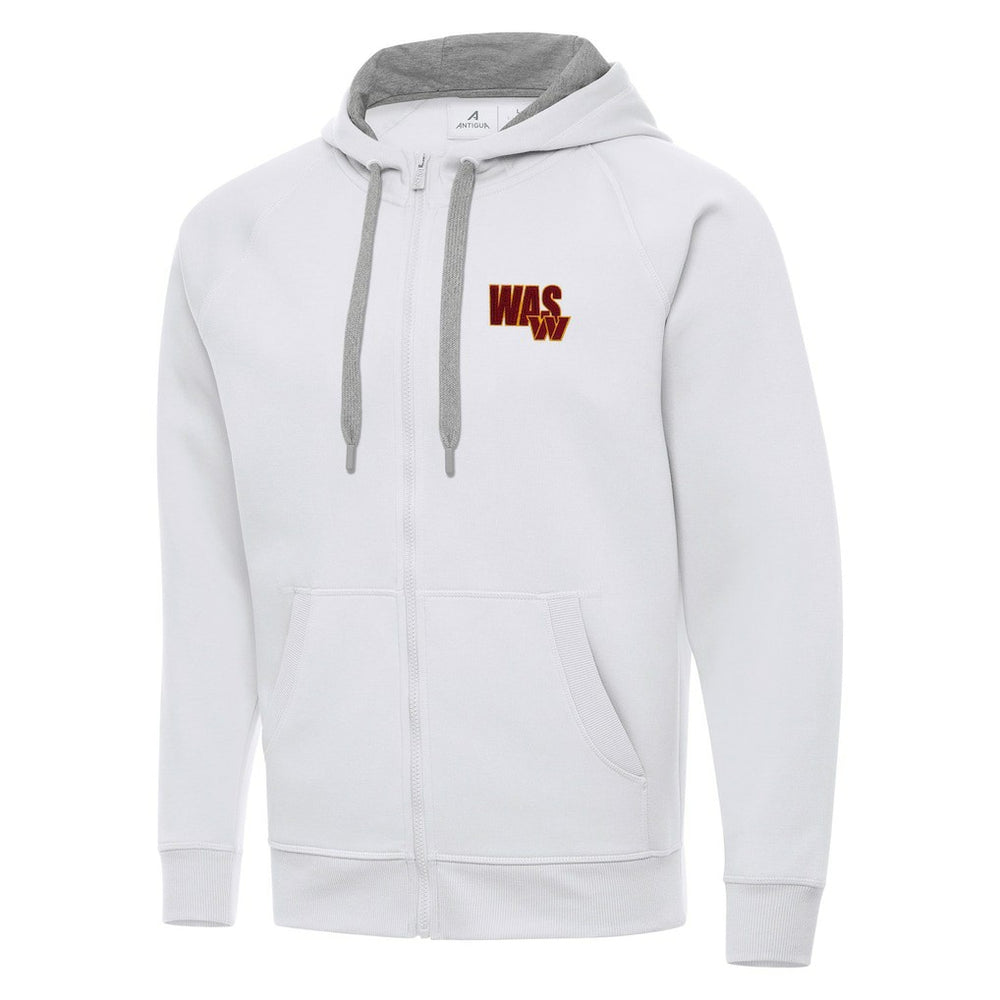 Men's Washington Commanders Antigua Victory Full-Zip Hoodie - White - NFL