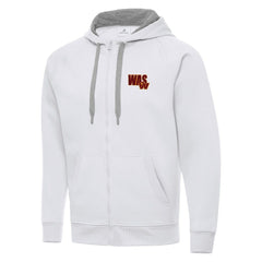 Men's Washington Commanders Antigua Victory Full-Zip Hoodie - White - NFL