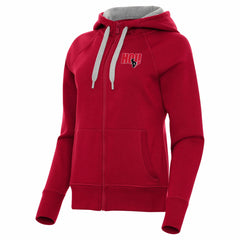 Houston Texans Antigua Women's Victory Full-Zip Hoodie - Red - NFL