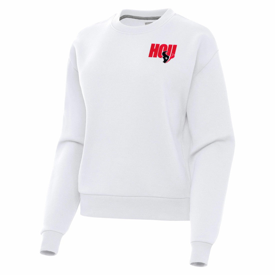 Houston Texans Antigua Women's Victory Pullover Sweatshirt - White - NFL