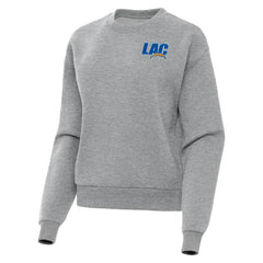 Los Angeles Chargers Antigua Women's Victory Pullover Sweatshirt - Heather Gray - NFL