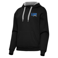 Los Angeles Chargers Antigua Women's Victory Pullover Hoodie - Black - NFL