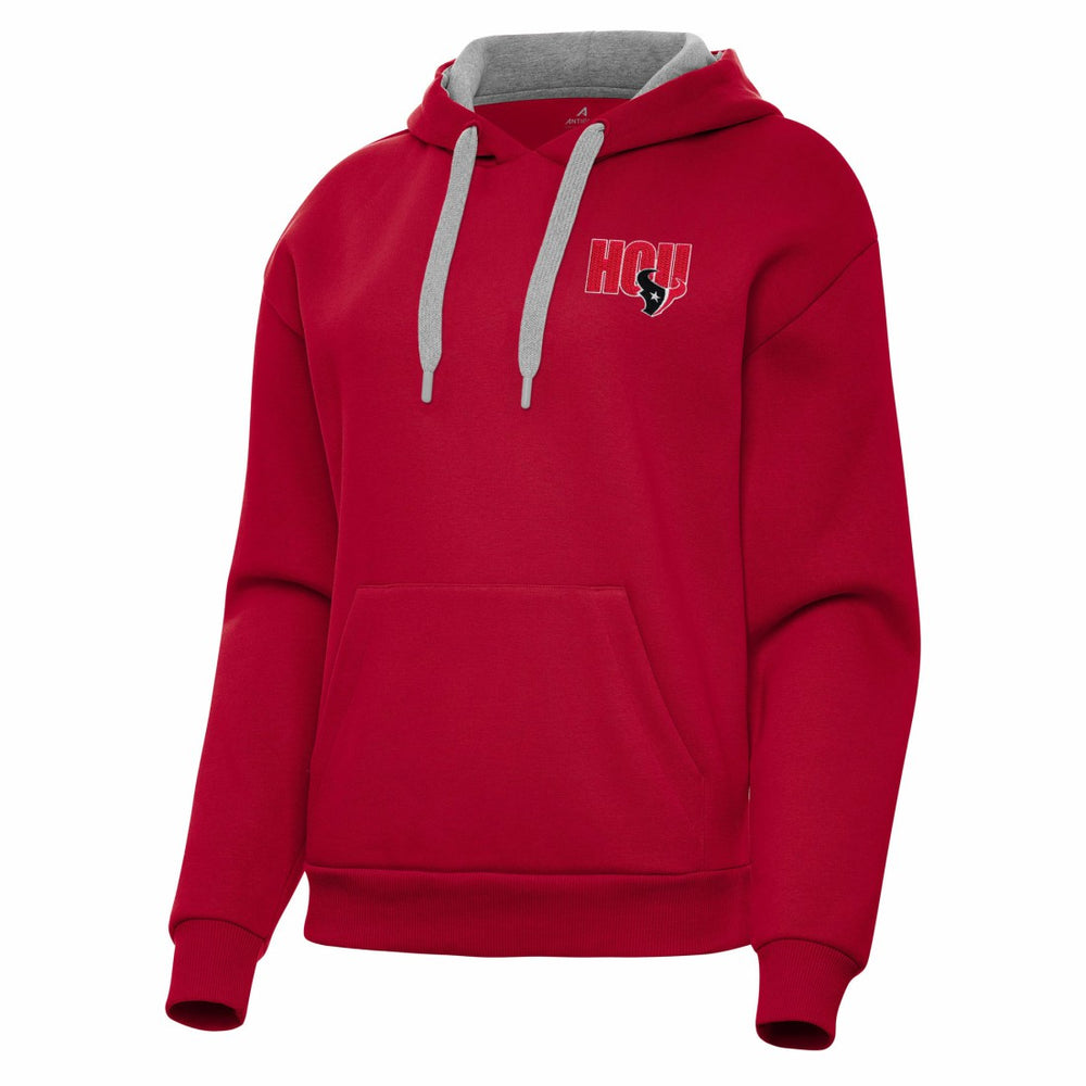 Houston Texans Antigua Women's Victory Pullover Hoodie - Red - NFL