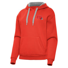 Cleveland Browns Antigua Women's Victory Pullover Hoodie - Orange - NFL