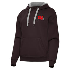 Cleveland Browns Antigua Women's Victory Pullover Hoodie - Brown - NFL