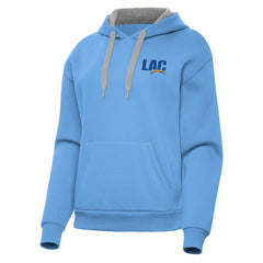 Los Angeles Chargers Antigua Women's Victory Pullover Hoodie - Powder Blue - NFL
