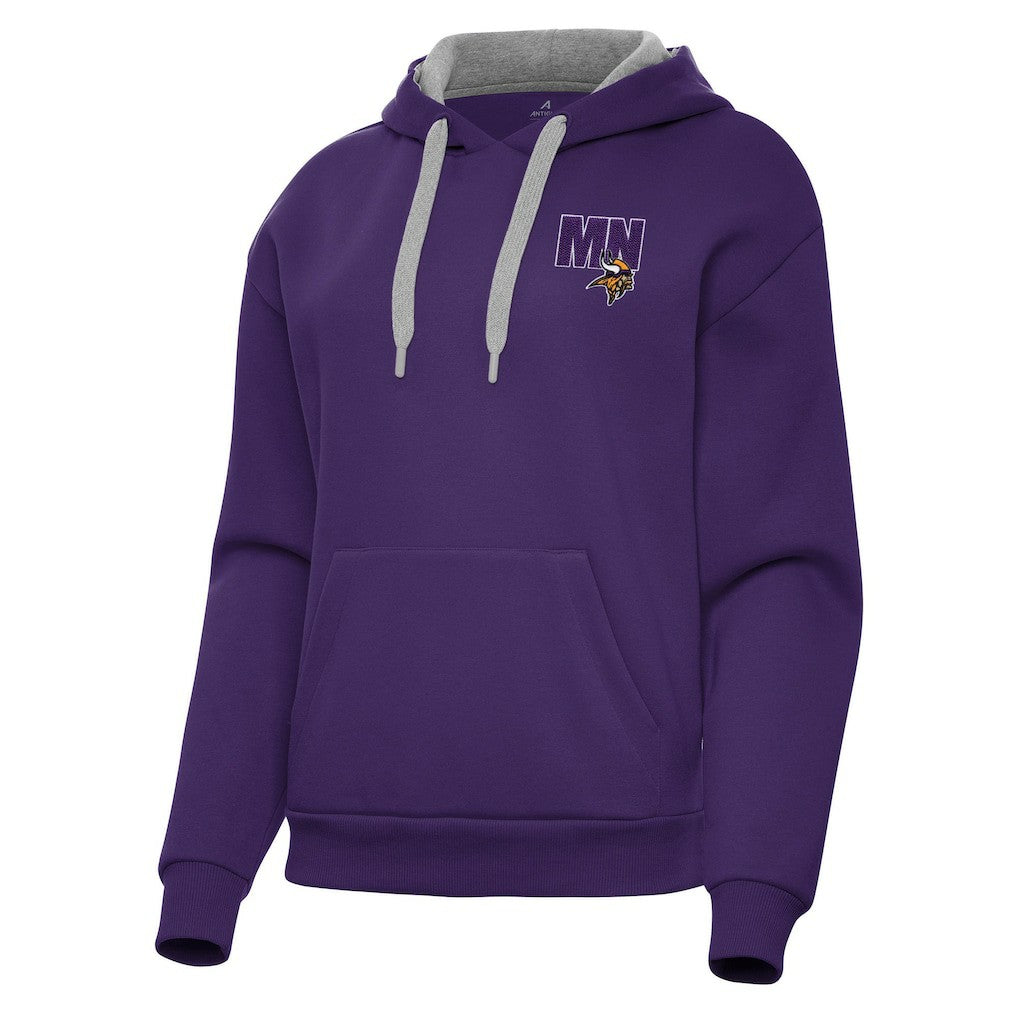 Minnesota Vikings Antigua Women's Victory Pullover Hoodie - Purple - NFL