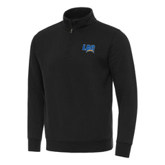 Los Angeles Chargers Antigua Men's Victory Quarter-Zip Sweatshirt - Black - NFL