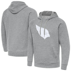 Arizona Cardinals Antigua Victory Pullover Hoodie - Heather Gray - NFL