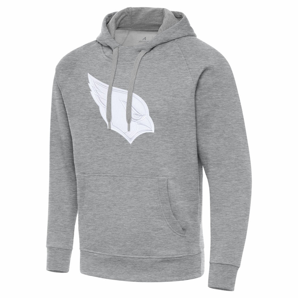Arizona Cardinals Antigua Victory Pullover Hoodie - Heather Gray - NFL