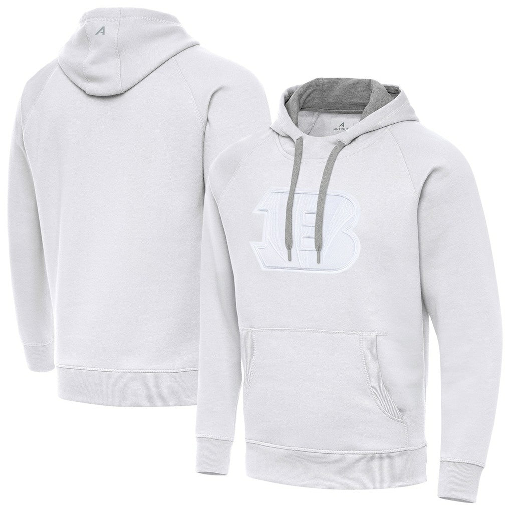Cincinnati Bengals Antigua Victory Pullover Hoodie - White - NFL
